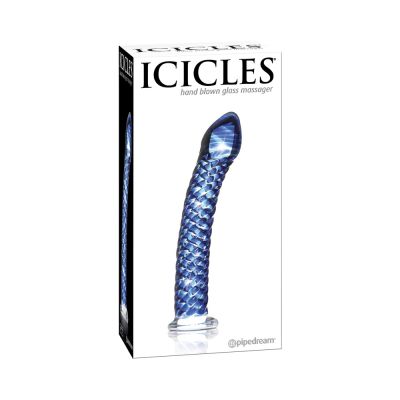 Icicles No 29 Textured Glass Dildo