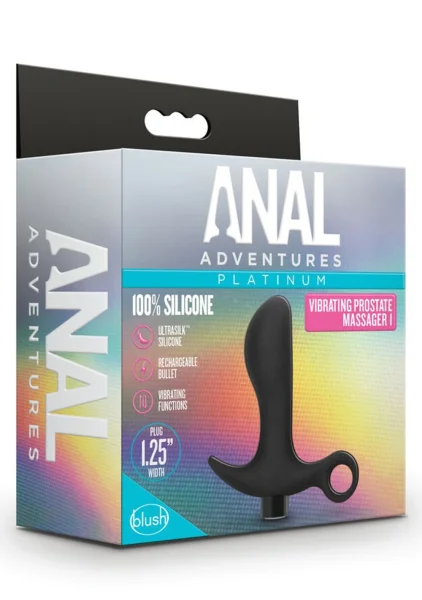 Anal Adventures Platinum - Silicone Vibrating Prostate Massager 01 — image 6 of 12