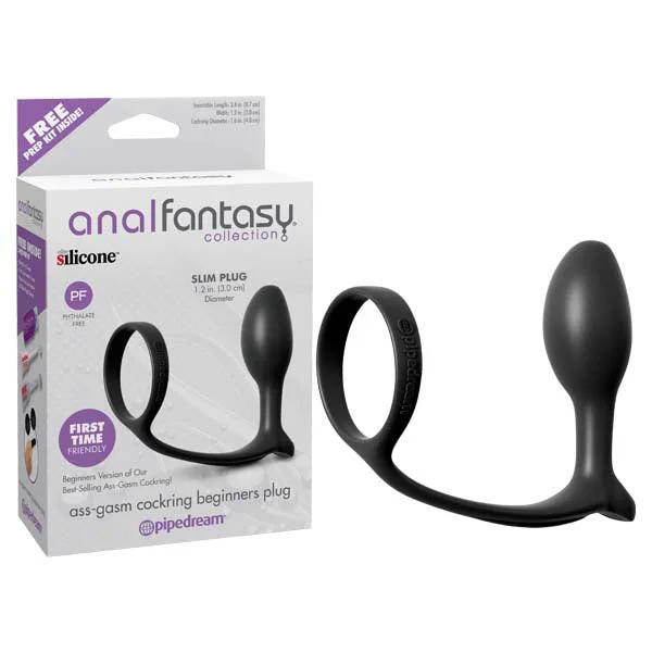 Anal Fantasy Collection Ass-Gasm Cock Ring Beginners Plug — image 7 of 7