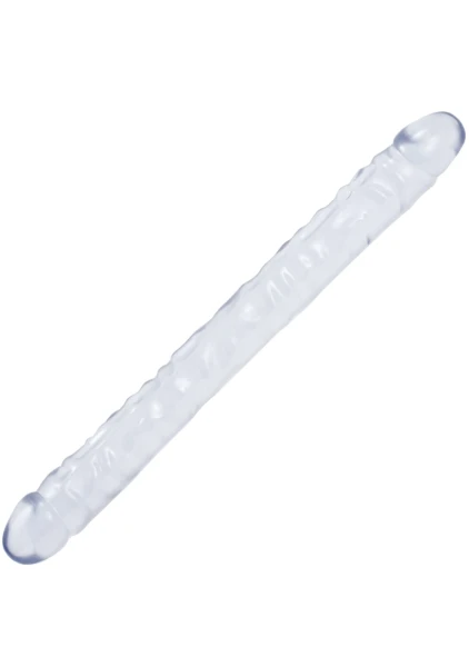 Crystal Jellies 18 Inch Double Dong - Purple