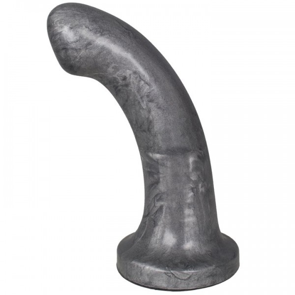 Bondara Marbled Silver Curved Dildo – 7 Inch