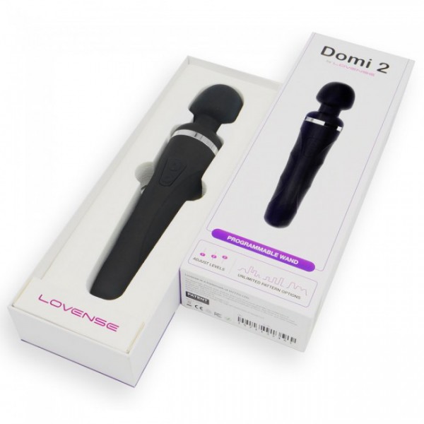 Lovense Domi 2 App Controlled Rechargeable Mini Wand Vibrator