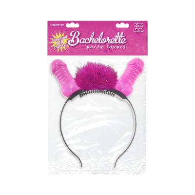 Bachelorette Party Favors Flashing Light Up Pecker Headband