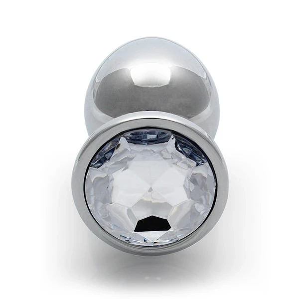 Ouch! Large Gem Metal Anal Plug