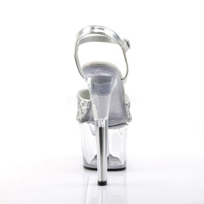 SKY 310 7 Stiletto Heel Ankle Strap PF Sandal