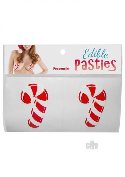 Edible Body Pasties - Candy Cane