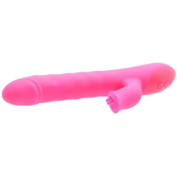 Adam & Eve Eve's Rotating Rabbit Flicker Dual Stim - Pink