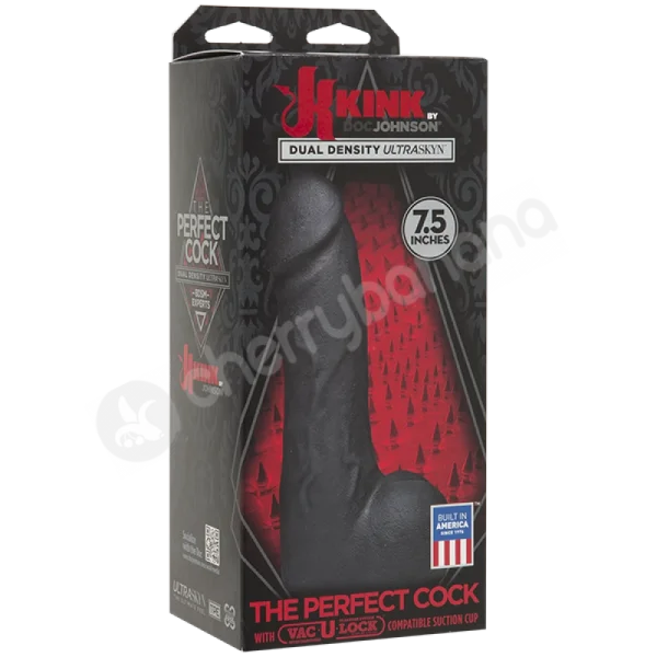 Kink The Perfect Cock Black Dildo