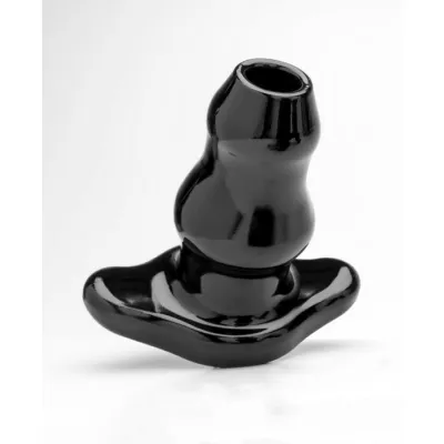 Perfect Fit Double Tunnel Plug Black Medium