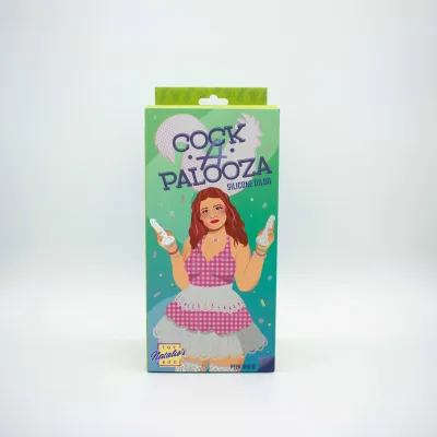 Cock a Palooza Confetti Silicone Suction Dildo