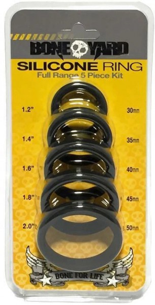 Silicone Cock Rings x5