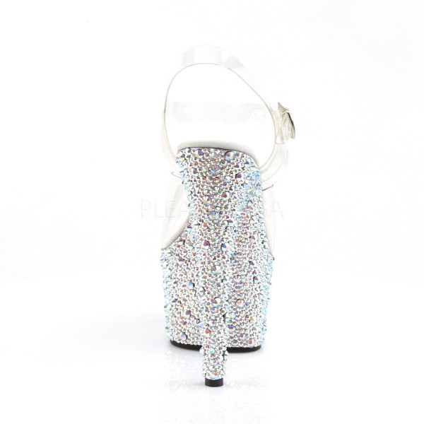 7 inches Heel, 2 3/4 inches PF Ankle Strap Sandal w/Multi Sized RS — image 4 of 8