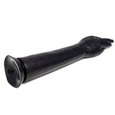 The White Knuckle Ride Monster Black Dildo 17 Inch