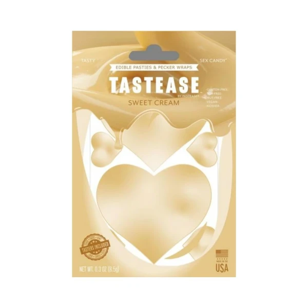 Tastease By Pastease Sweet Cream Candy Edible Pasties & Pecker Wraps