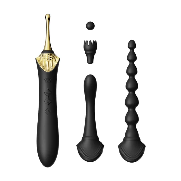 ZALO BESS 2 Warming Clitoral Massager with 4 attachments