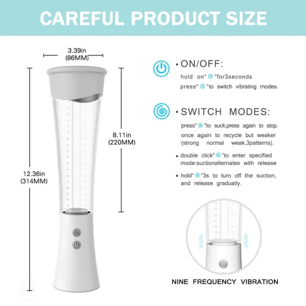Titan Vibrating Penis Pump