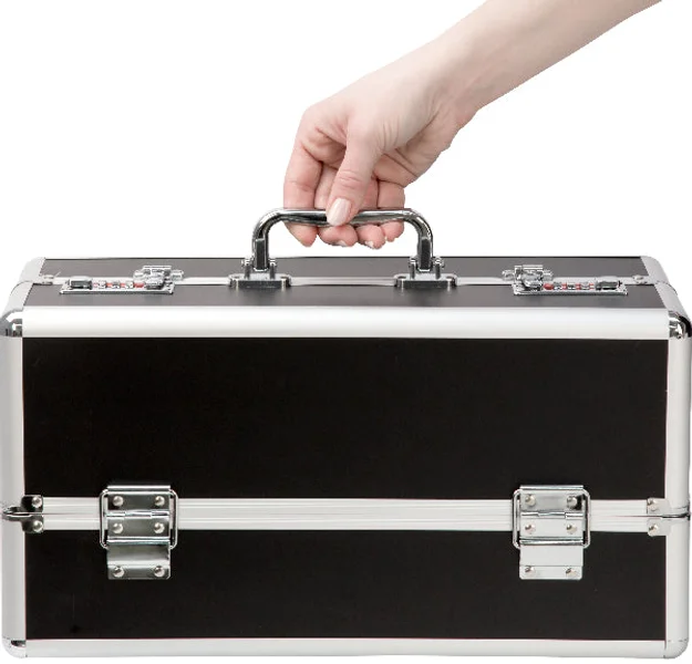 Lockable Large Vibrator Case Black — image 8 of 10