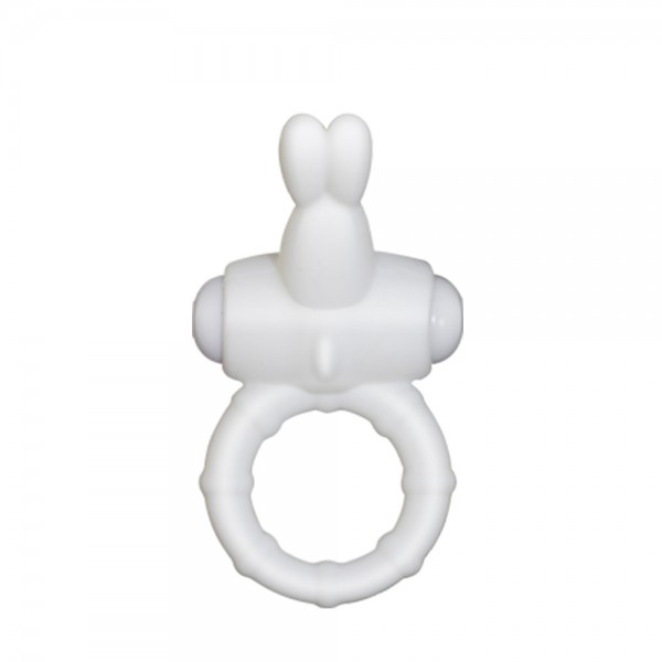 Power Clit Cockring Thriller White White