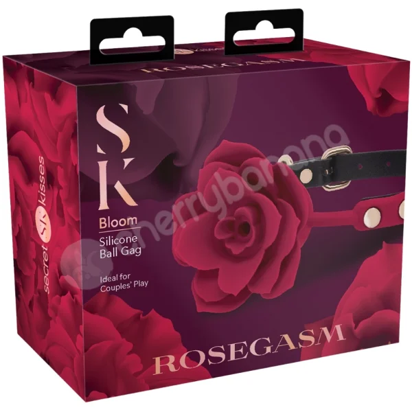 Secret Kisses Rosegasm Bloom Silicone Gag