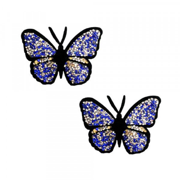 Neva Nude Reusable Pasty Butterfly Jewels Pasties