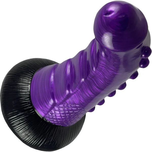 Stardust Grand Cosmos 9" Silicone Suction Cup Dildo - Purple