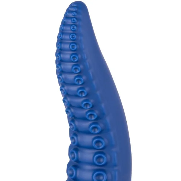 The Octopussy Monster Blue Tentacle Swirl Dildo - 8 Inch — image 4 of 5