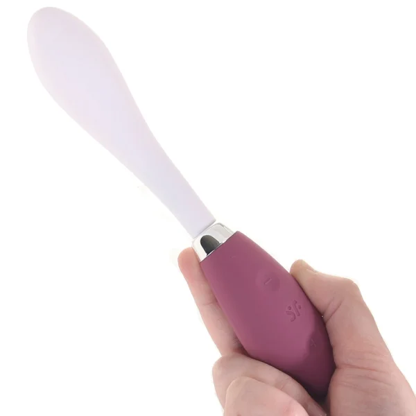 Satisfyer G-Spot Flex 3 Silicone Rechargeable Waterproof 12-Function G-Spot Vibrator - Red