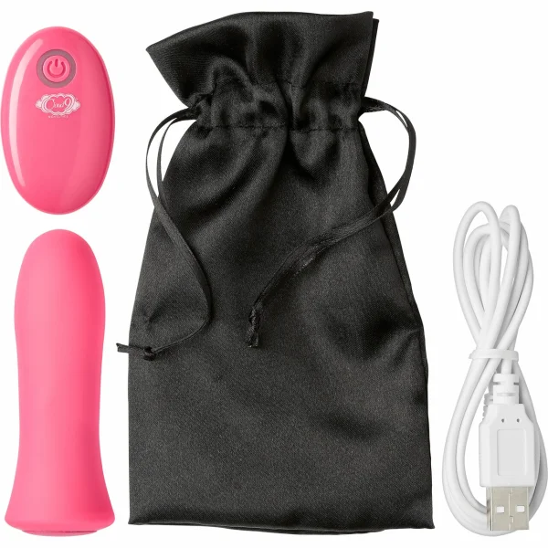 Cloud 9 Power Touch Rechargeable Wireless Bullet Vibrator With Remote Control - Pink