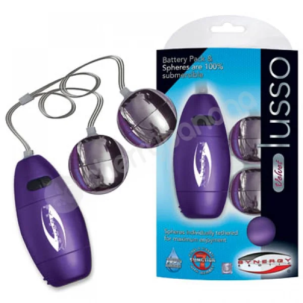 Velvet Lusso Purple Vibrating Balls