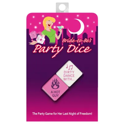 Bride to be Party Dice Purple