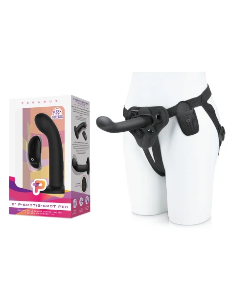 Pegasus 6" P-Spot & G-Spot Peg Strap-On Set