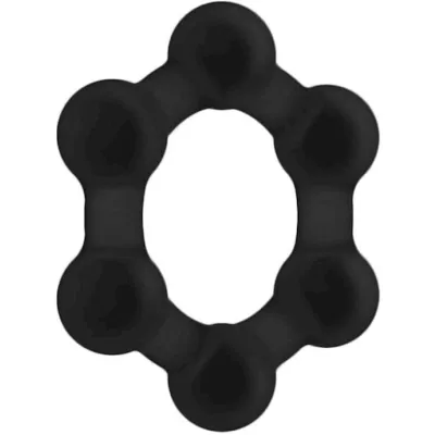 No 83 Weighted Cock Ring Black