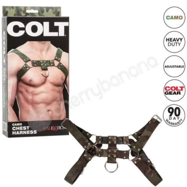 Colt Camo Chest Bondage Restraint Harness