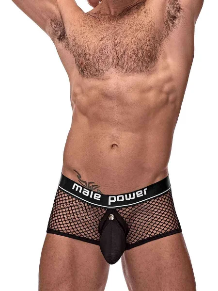 Cock Pit Net Mini Cock Ring Short - Small - Black
