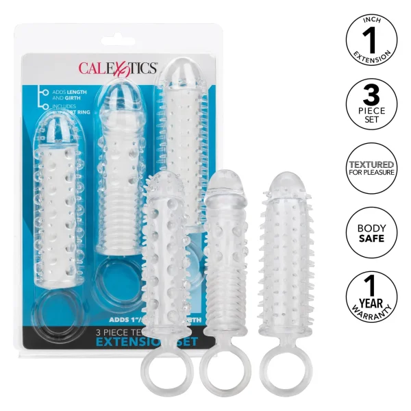 3 Piece Textured Extension Set