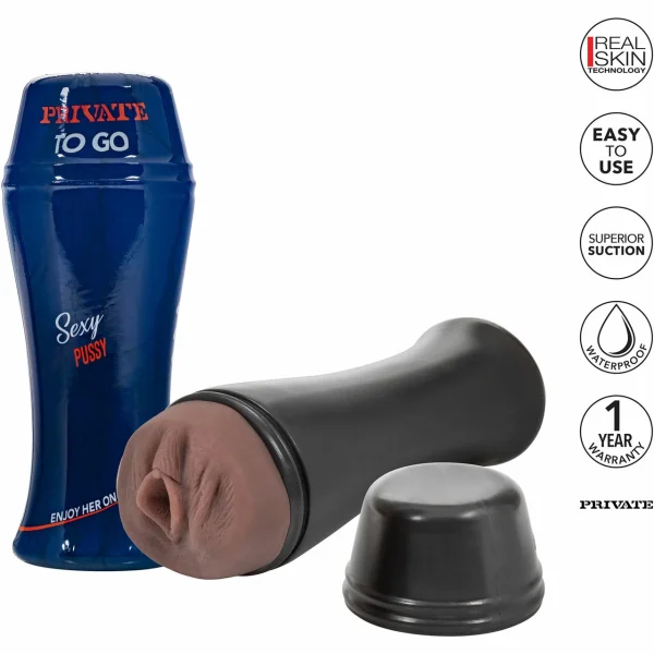 Private Super Sexy Vacuum Cup To Go Penis Masturbator By CalExotics