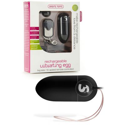 Shots Toys Rechargeable 10 Speed Vibrating Egg with Remote Control