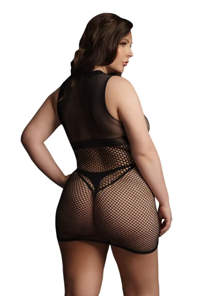 Le Desir Duo Net Open Cup Mini Dress UK 14 to 20