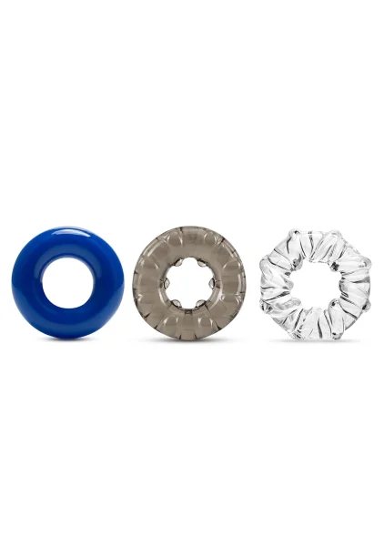 Stay Hard - Triple Stretch 3 Pack Cock Rings