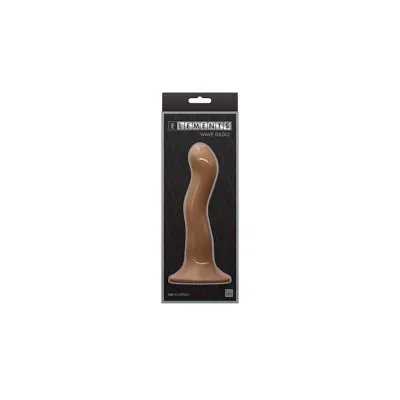 Elements Wave Dildo 7 Inch Brown 7 Inch