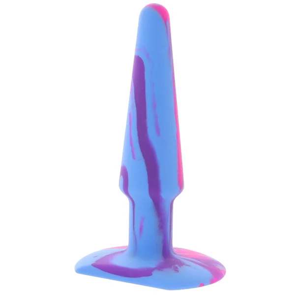 A-Play Groovy Silicone 5" Anal Plug By Doc Johnson - Berry