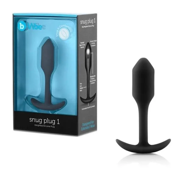 B-vibe Snug Plug 1 - Black