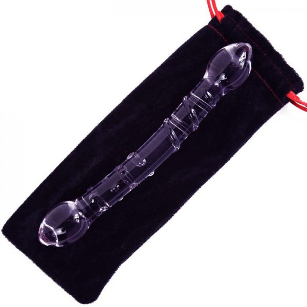 Dual Ended Glass G-Spot Massager - Two Types Of Sensations!