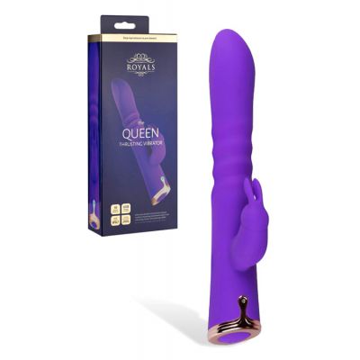 Royals The Queen 11 4 Thrusting Rabbit Vibrator