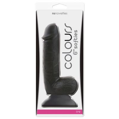 Colours Softies 6 Inch Black 6 Inch