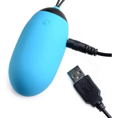 Bang XL Silicone Vibrating Egg Blue
