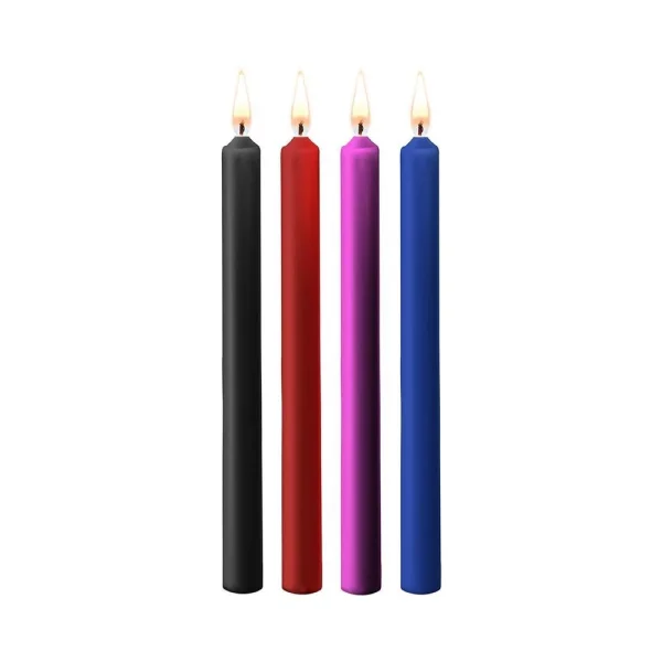 Ouch Teasing Wax Candles Large Paraffin 4-pack