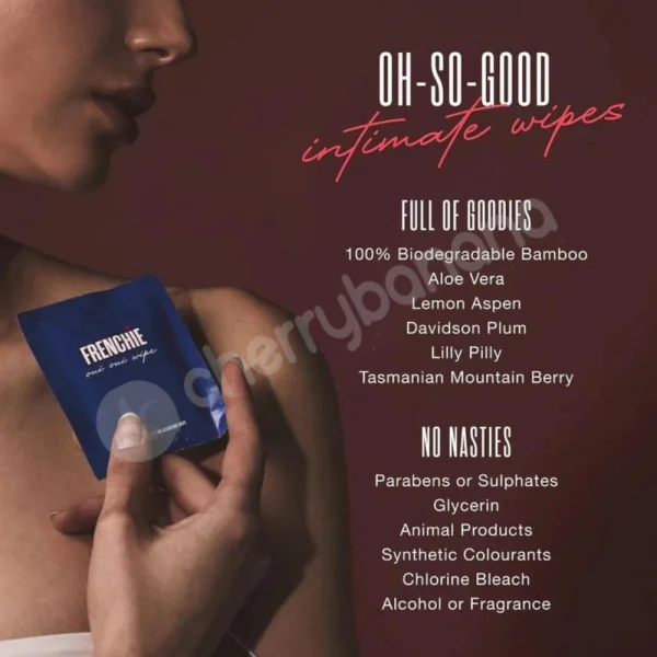 Frenchie Oui Oui Natural PH Balancing Cleansing Wipes x 12