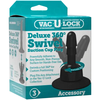 Doc Johnson Deluxe 360 Swivel Suction Cup Plug