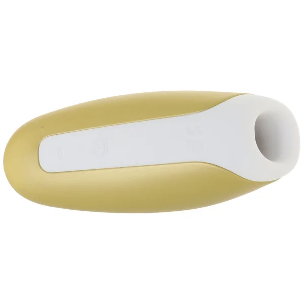 Satisfyer Love Breeze Pressure Wave Vibrating Rechargeable Waterproof Stimulator - Yellow